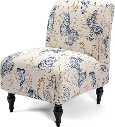 Vista 22 de Liykimt Funda para Silla de Acento sin Brazos Slipcover, Funda Slipcover para Silla Slipper de Spandex Elástico Extraíble para Silla sin Brazos