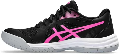 Vista 3 de Zapatillas de voleibol ASICS Upcourt 5 para mujer Negro/Rosa intenso