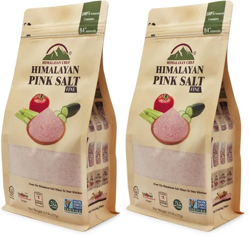 Vista 11 de Himalayan Chef Sal rosa del Himalaya-fina-8oz