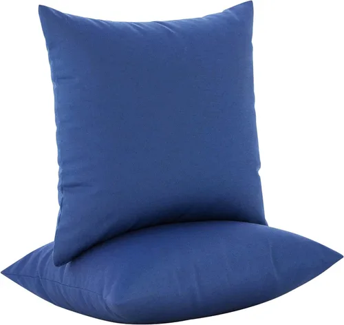 Vista 22 de JMGBird Almohadas impermeables para exteriores de 18 x 18 pulgadas para muebles de patio, cama, sofá y sofá Almohadas de exterior con inserto