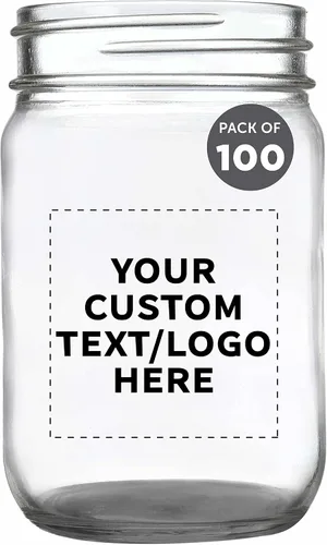 Vista 42 de DISCOUNT PROMOS Juego de 10 tarros de albañil decorativos, 12 onzas, texto personalizable, logotipo, enlatado, tapa de aluminio, color negro