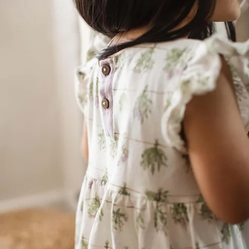 Vista 4 de Burt's Bees Baby Vestido para bebé, bebé y niño, manga corta y larga, 100% algodón orgánico