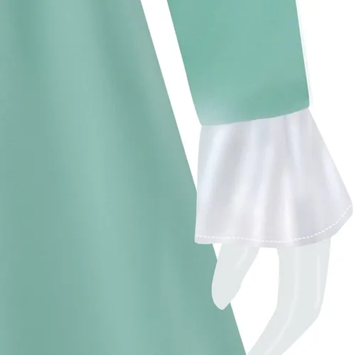 Vista 5 de PAINEOMN Vestido de princesa para mujer, disfraz de princesa de Halloween, cosplay, corona, aretes, guantes, traje de disfraz para adultos
