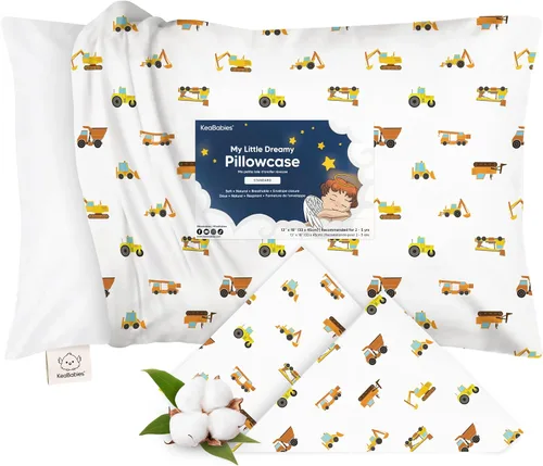 Vista 37 de KeaBabies - Funda de almohada de algodón orgánico de 13 x 18 pulgadas, ABC Abc Tierra