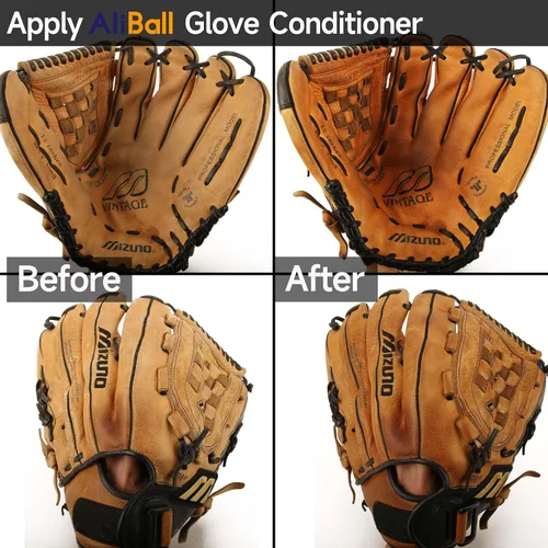 Vista 3 de AliBall Crema acondicionador de guantes de béisbol, suaviza y conserva el cuero, guante rígido renovado, utilizado para guantes de béisbol, guantes