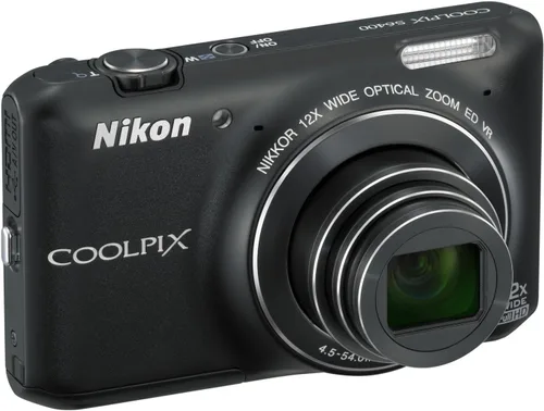 Vista 2 de Nikon COOLPIX S6400 Cámara digital de 16 MP con zoom óptico 12x y LCD de 3 pulgadas (negro) (Modelo antiguo)