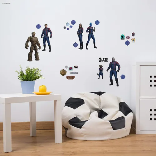 Vista 5 de RoomMates Calcomanías de pared Marvel Guardians of the Galaxy 3 de RoomMates, RMK5395SCS