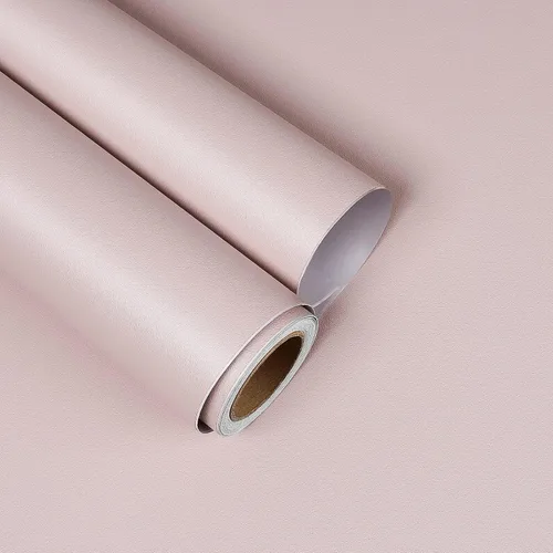 Vista 12 de YENHOME Papel tapiz de color liso morado para gabinetes, regreso a la escuela, 17.7 x 80 pulgadas, papel tapiz de despegar y pegar de color morado