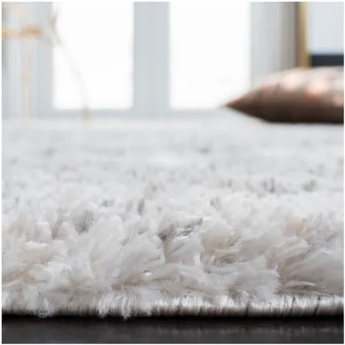 Vista 4 de SAFAVIEH Berber Shag Collection - Alfombra decorativa, 2 x 3 pies, color marfil y beige, no desprende pelusa y de fácil cuidado, 1.2 pulgadas
