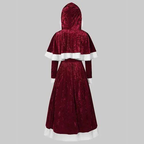 Vista 4 de Sudadera con capucha vintage para mujer con estampado de Halloween estilo punk de manga larga talla grande blusa larga con capucha