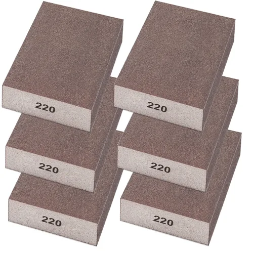 Vista 10 de Esponja de lijado 60 bloques gruesos de grano 60 para lijado de metal, cepillo de lijado de madera, lavable y reutilizable, N-G-001-60