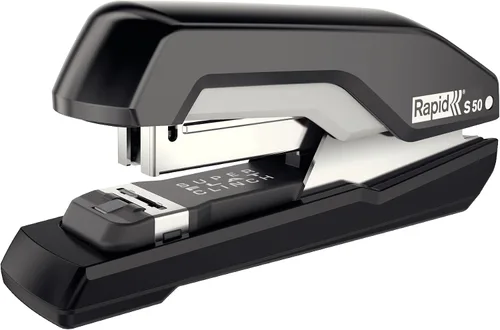 Vista 2 de Rapid Supreme S17 - Engrapadora de tira completa, capacidad de 30 hojas, grapado súper plano, negro/gris, 5000537