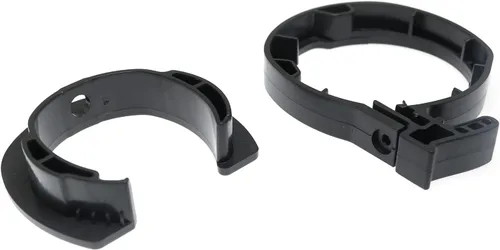 Vista 3 de RLECS Anillo de bloqueo redondo delantero Anillo de protección plegable para piezas de scooter, negro