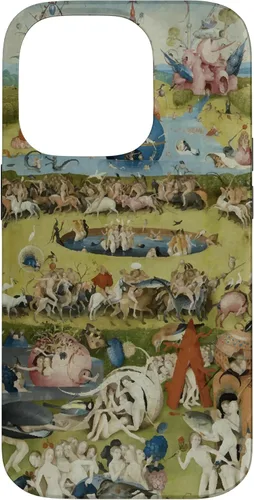 Vista 17 de Hieronymus Bosch - Carcasa para iPhone 17, diseño de jardín de las delicias terrenales