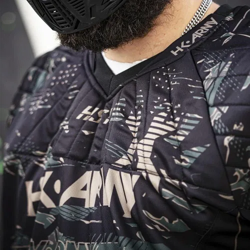 Vista 4 de HK Army Camiseta acolchada de paintball HSTL Line - Jungle - Juventud