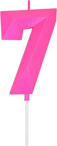 Vista 187 de DERVENTA Vela Grande de Cumpleaños Número 3D Verde Luminoso de 3.7 Pulgadas Celebración de Fiesta Aniversario Decoración Adorno para Pastel 1 Pieza