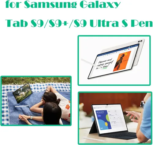 Vista 3 de Galaxy Tab S9 S Pen Reemplazo para Samsung Galaxy Tab S9/S9 Plus/S9 Ultra/Tab S9+ Stylus Pen con puntas/puntas (beige)