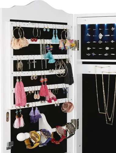 Vista 2 de Mind Reader Organizador de joyas luces LED blancas
