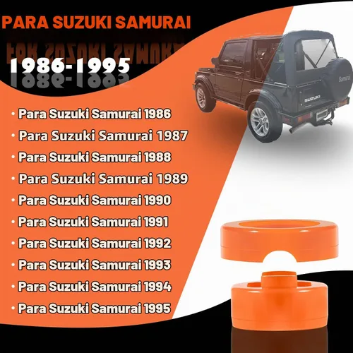 Vista 2 de Kit de bujes de palanca de cambios de caja de transmisión y transferencia de poliuretano para Suzuki Samurai 86-95