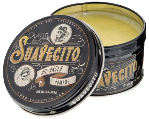 Vista 9 de Suavecito Pomada a base de aceite lata de 3 onzas – Aroma original peinado de larga duración, alto brillo saludable, para todo tipo de cabello