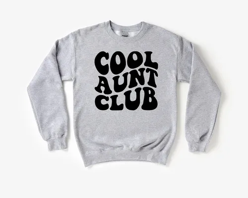 Vista 4 de Cool Aunts Club Sweatshirt, Aunt Gift, Aunt Birthday Gift, Sister Gifts, Auntie Sweatshirt, Aunt Sweatshirt, Cool Aunt Sweatshirt,Christmas Gift For