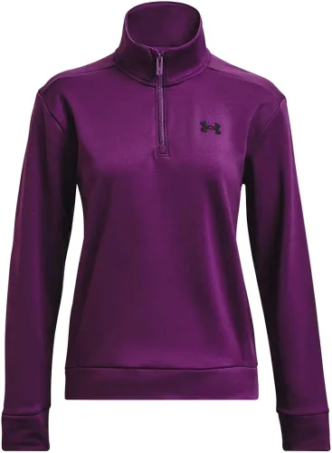 Vista 5 de Under Armour Sudadera con capucha Armourfleece con cremallera de un cuarto para mujer