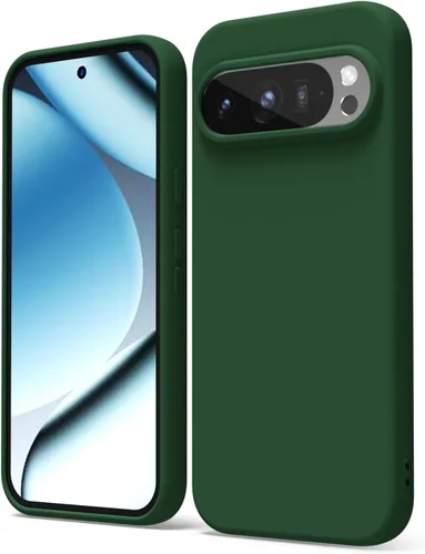 Vista 131 de oakxco para Google Pixel 6A Funda de teléfono de silicona líquida, diseño estético lindo y delgado para mujer y niña, cubierta de gel suave, lisa