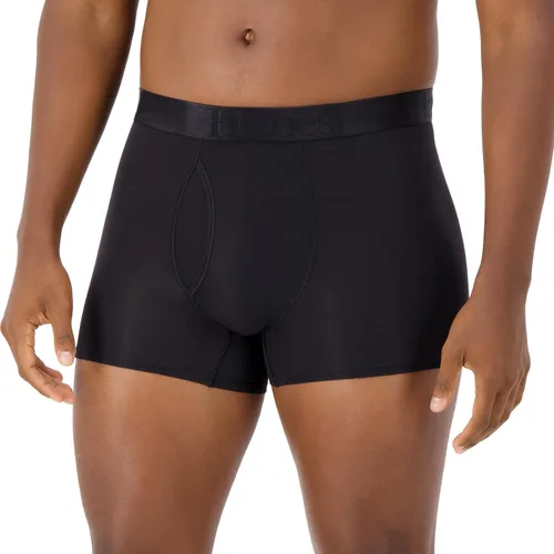 Vista 2 de Hanes Bóxer y baúl originales SuperSoft para hombre, viscosa súper suave de bambú, paquete de 3