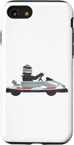 Vista 18 de Funda para iPhone 16 Go Kart Racing Race Track