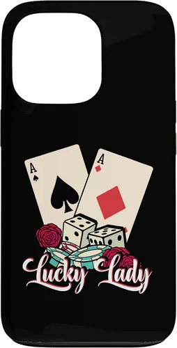 Vista 10 de Lucky Lady Poker Player Gambling Casino Gambler Case for iPhone 16