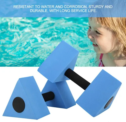 Vista 5 de Alvinlite Mancuernas de agua, pesas para ejercicio acuático, equipo de fitness para hombres, mujeres, niños, pérdida de peso, deportes acuáticos