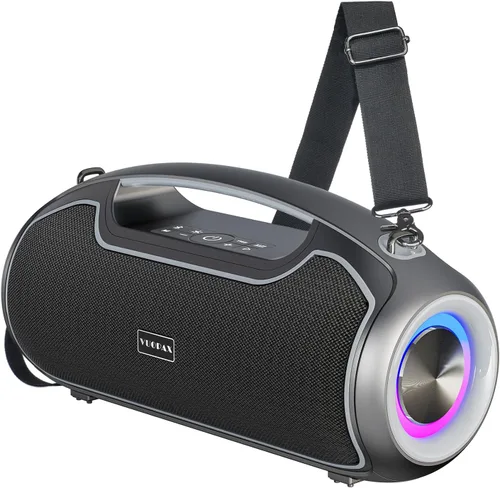 Vista 11 de Altavoces Bluetooth portátiles inalámbricos de actualización, sonido fuerte de 200W (pico)/graves profundos para fiesta, altavoz impermeable al aire
