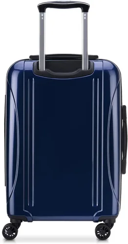 Vista 7 de DELSEY Paris Helium Aero - Juego de 2 maletas rígidas expansibles con ruedas giratorias, Azul cobalto