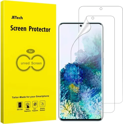 Vista 8 de JETech Protector de pantalla para Samsung Galaxy S8, película TPU Ultra HD, compatible con fundas, paquete de 2 Película de poliuretano
