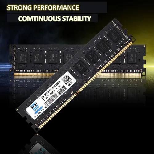 Vista 5 de Motoeagle - Módulo de memoria RAM de escritorio de 8 GB DDR3 1600 MHz PC3-12800U-11, 1,5 V, sin ECC, sin búfer, 2Rx8, doble rango, 240 pines
