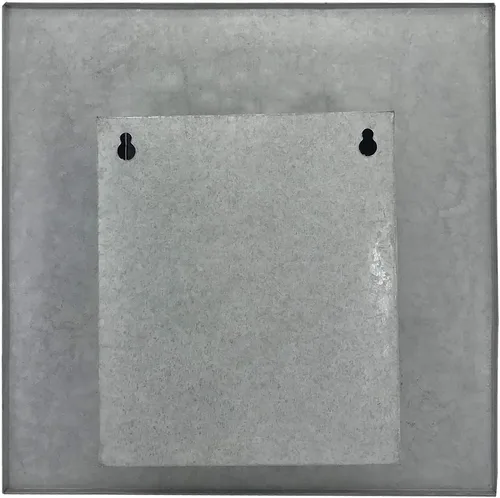 Vista 2 de Modern Home Living - Maceta para suculentas de acero galvanizado y zinc, maceta de pared con bolsillo para jardín (4 bolsillos, zinc envejecido)