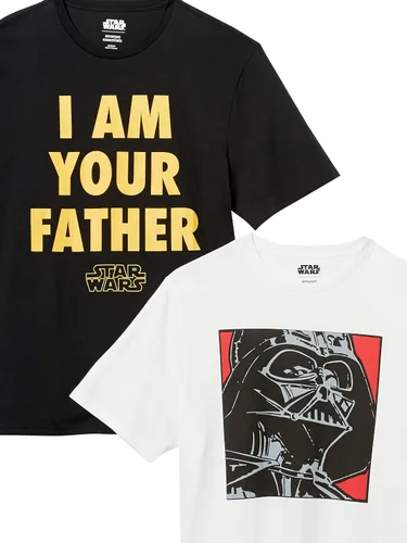 Vista 6 de Tienda Essentials Disney Marvel Star Wars Men's Crewneck T-Shirts (Available in Big & Tall), Pack of 2