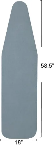 Vista 4 de Household Essentials 2002DSP Deluxe Ironing Board Pad and Cover 100% Cotton Blue Silicone Azul