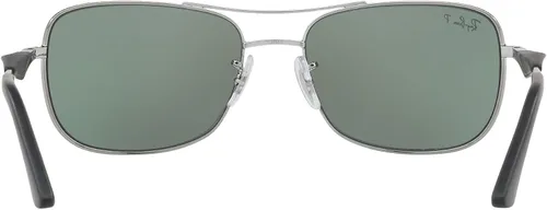 Vista 7 de Ray-Ban Gafas de sol cuadradas polarizadas de metal RB3515 para hombre