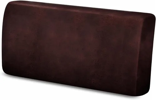 Vista 59 de Fundas de cojín tipo cuero para sofá, juego de fundas protectoras de muebles para sillón seccional, sofá biplaza de tela de elastano elástica