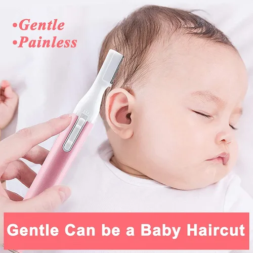 Vista 4 de LAIKME Recortador eléctrico de cejas para mujeres, depilación facial para hombres, mini depiladora para bikini, removedor de cara, barbilla