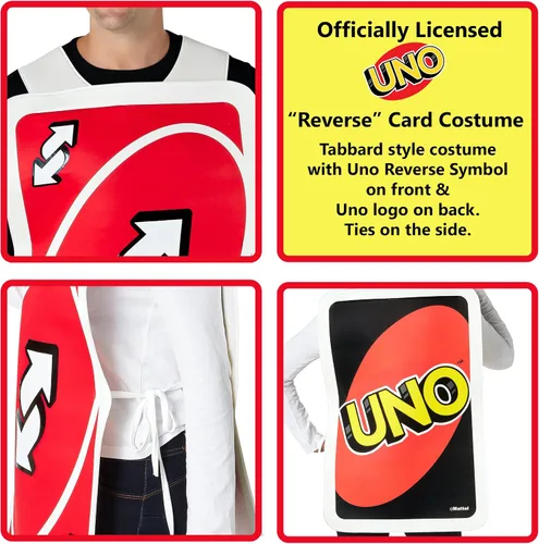Vista 5 de Adult Uno Reverse Costume