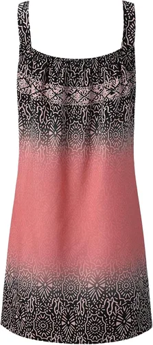 Vista 3 de Oiumov Vestidos de verano para mujer diseño patriótico con bandera americana lindo vestido sin mangas casual bohemio sin mangas