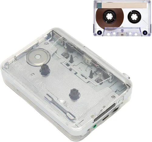 Vista 6 de Reproductor de cassette, cinta de casete a reproductor de MP3, convertidor de cintas a formato digital a través de USB con conector de 0.138 in