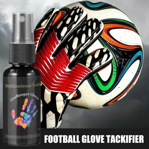 Vista 2 de Naysku Guantes de portero en aerosol de 1.0 fl oz, pegamento para guantes de portero, guantes de portero, spray de agarre de fútbol para guantes