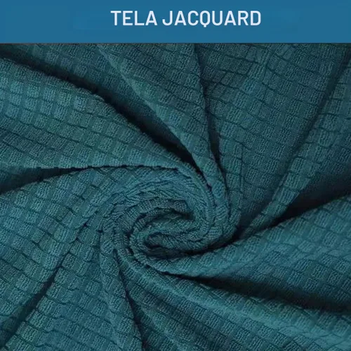 Vista 6 de Juego de 2 fundas para sillas de bar de altura de mostrador, fundas elásticas para taburetes de bar giratorios de jacquard, fundas protectoras