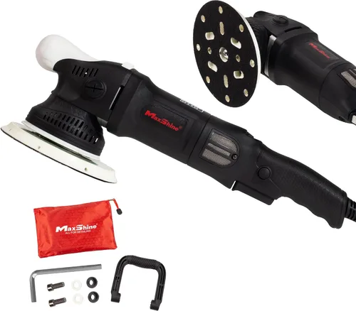 Vista 11 de Maxshine 21mm, 6" M21 Pro & 12mm, 3" M312 Pulidora de doble acción Combo - 6 velocidades, rosca de 5/16”-24 - Herramienta de detalle automotriz
