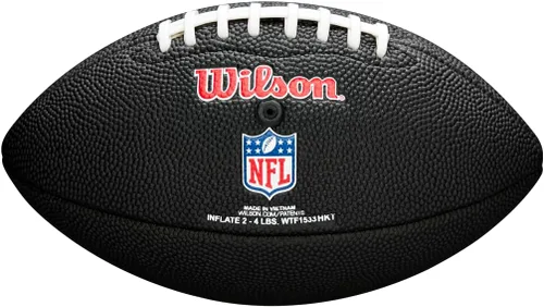 Vista 3 de Wilson NFL Soft Touch Mini Balón de Fútbol - Negro