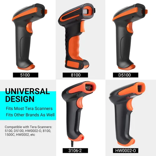Vista 5 de Tera Soporte universal para escáner de código de barras: soporte ajustable para montaje en pared, paquete de 1