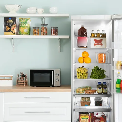 Vista 2 de ClearSpace Contenedores de Almacenamiento de Plástico Transparente – Organización y Almacenamiento Perfecto para Cocina o Despensa – Organizador